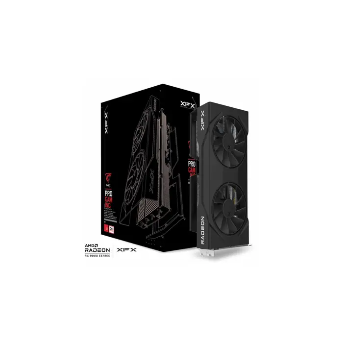 Graphics card. XFX Swift RX 9060XT OC 16GB