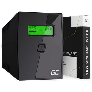 UPS UNINTERRUPTIBLE POWER SUPPLY Green Cell POWER PROOF 600VA 360W WITH LCD DISPLAY UPS01LCD