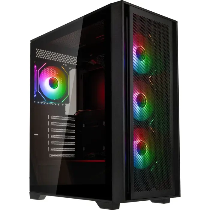 GSI SmartAssembly ARGB Mesh Micro-ATX Case - 650W Bronze-GSI M-ATX M650B