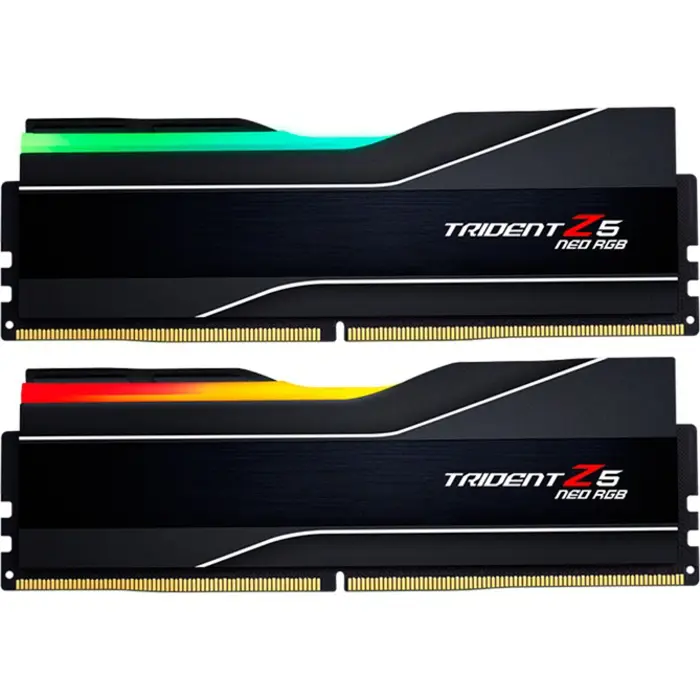 G.Skill 32 GB DDR5-6000 Kit, memory (black, F5-6000J3038F16GX2-TZ5NR, Trident Z NEO RGB, XMP, EXPO, for AMD)