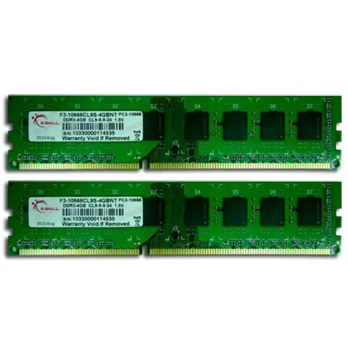 G.Skill 8GB DDR3 DIMM memory module 2 x 4 GB 240-pin DIMM