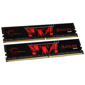 G.Skill AEGIS, DDR4-3000, CL16 - 16 GB Dual Kit, red F4-3000C16D-16GISB