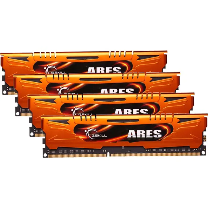 G.Skill DDR3 32GB 1600-10 Ares LowProfile Quad