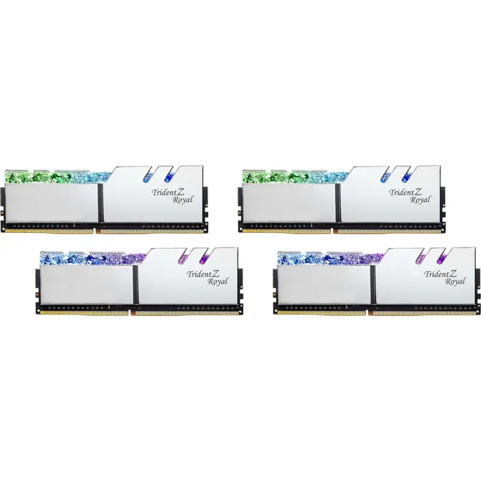 G.Skill DDR4 - 128GB - 4000 - CL - 18 Single Trident Z Royal K4 - F4-4000C18Q-128GTRS