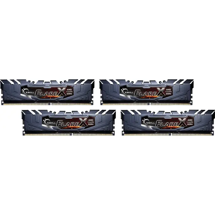 G.Skill DDR4 - 32 GB -3200 - CL - 16 - Quad-Kit, flare X (F4-3200C16Q-32GFX)
