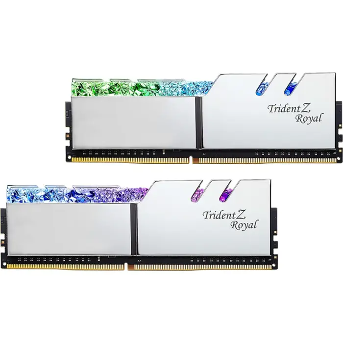 G.Skill DDR4 - 32 GB -4000 - CL - 18 - Dual Kit, RAM (silver, F4-4000C18D-32GTRS, Trident Z Royal)