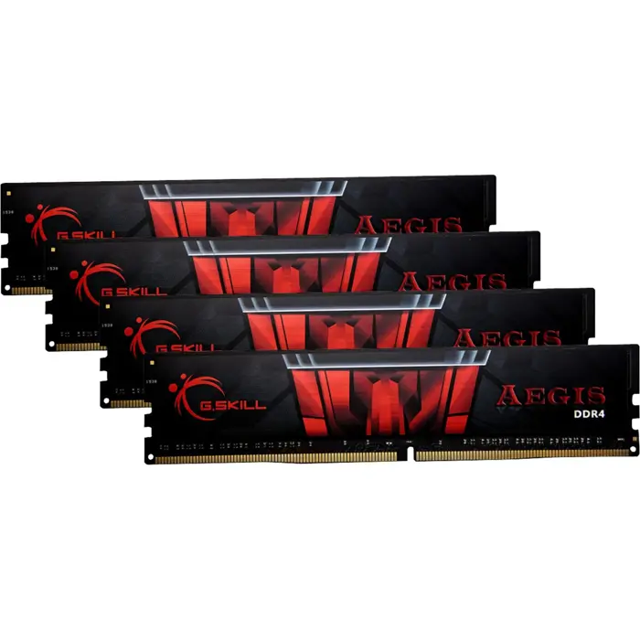 G.Skill DDR4 - 32GB -3200 - CL - 16 - Quad Kit, Aegis (F4-3200C16D-32GIS)