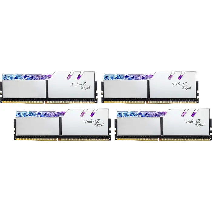 G.Skill DDR4 - 64 GB -3600 - CL - 16 - Quad-Kit, Trident Royal Z (silver, F4-3600C16Q-64GTRSC)