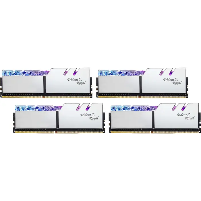 G.Skill DDR4 - 64 GB -3600 - CL - 18 - Quad-Kit, Trident Royal Z (silver, F4-3600C18Q-64GTRS)
