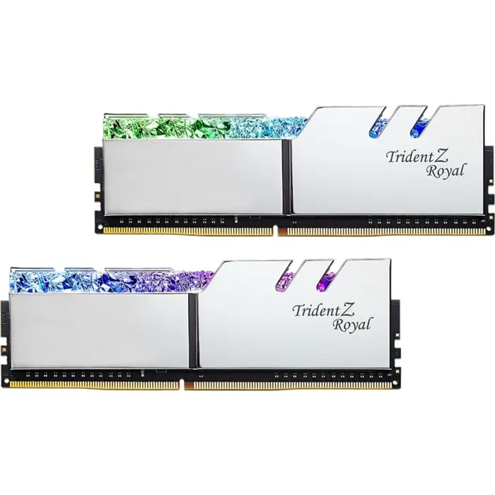 G.Skill DDR4 64GB 4400- CL - 19 TZ Royal Silver Dual Kit - F4-4400C19D-64GTRS