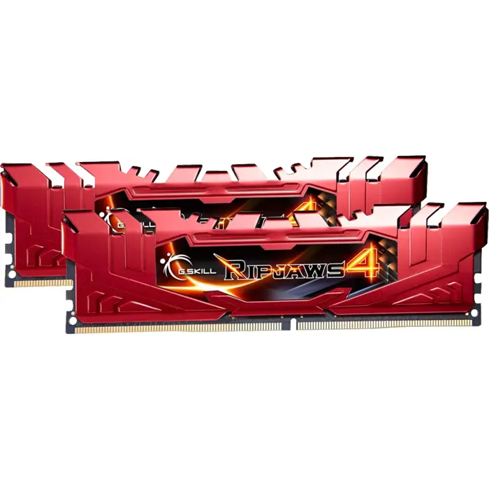 G.Skill DDR4 8GB 2666 Kit Red F4-2666C15D-8GRR - Ripjaws 4
