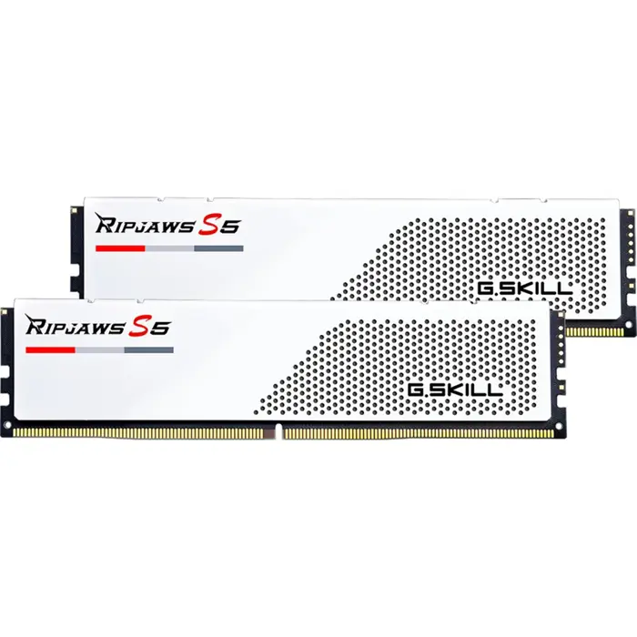G.Skill DDR5 - 32GB - 5600 - CL - 40 Ripjaws S5 white Dual Kit - F5-5600J4040C16GX2-RS5W