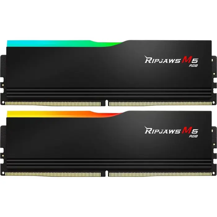 G.Skill DDR5 - 32GB - 6000 - CL - 28, single (black, F5-6000J2836G16GX2-RM5RK, Ripjaws M5 RGB, INTEL XMP)