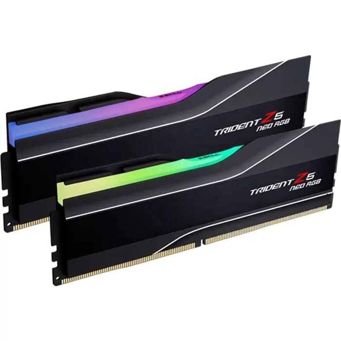 G.Skill DDR5 - 32GB - 6400 - CL - 30 (2x 16 GB) dual kit (black, F5-6400J3039G16GX2-TZ5NR, Trident Z5 Neo RGB, AMD EXPO)