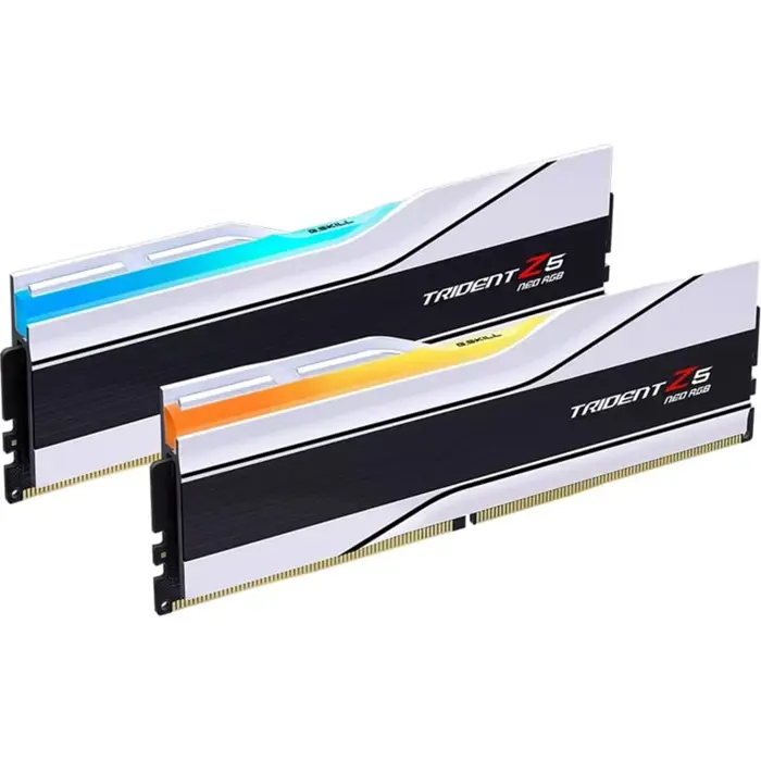 G.Skill DDR5 - 32GB - 6400 - CL - 30 (2x 16 GB) dual kit, memory (white, F5-6400J3039G16GX2-TZ5NRW, Trident Z5 Neo RGB, AMD EXPO)