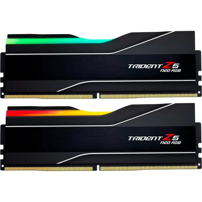 G.Skill DDR5 - 32GB - 6400 - CL - 32 (2x 16 GB) dual kit, RAM (black, F5-6400J3239G16GX2-TZ5NR, Trident Z5 NEO RGB, AMD EXPO)