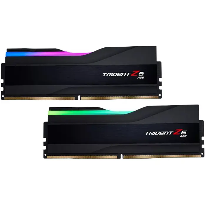 G.Skill DDR5 32GB - 8000 - CL - 38 - Dual-Kit - DIMM - F5-8000J3848H16GX2-TZ5RK, Trident Z5 RGB, XMP, black