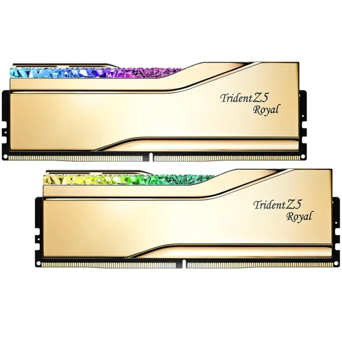 G.Skill DDR5 - 96GB - 6000 - CL - 28, single (gold, F5-6000J2836F48GX2-TR5NG, TZ5 Royal Neo Gold, AMD EXPO)