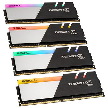 G.Skill Trident Z Neo, DDR4-3200, CL14 - 32 GB Quad-Kit F4-3200C14Q-32GTZN