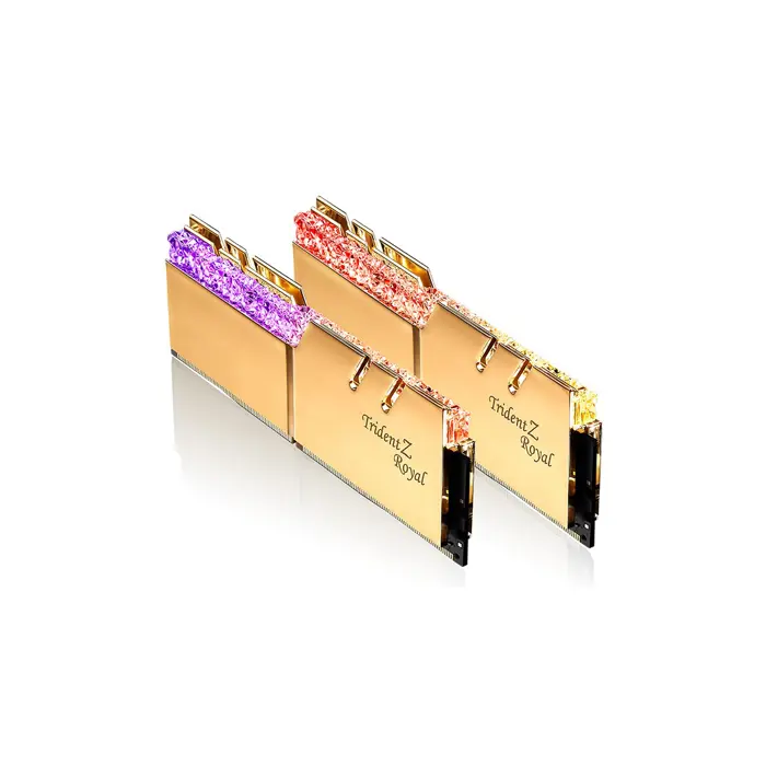 G.Skill Trident Z Royal Series - DDR4 RAM kit - 32 GB: 2 x 16 GB - DIMM 288-pin - 3600 MHz / PC4-28800 - unbuffered