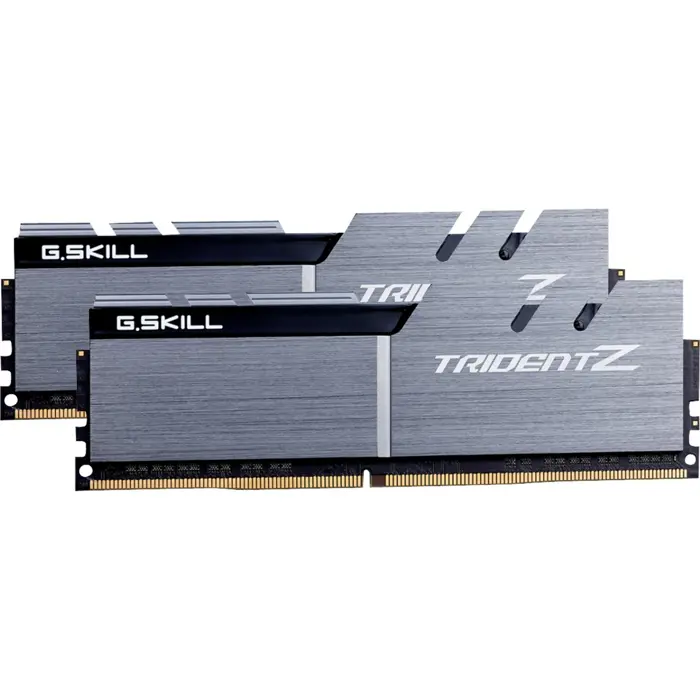 G.Skill Trident Z silver/black DIMM Kit 32GB, DDR4-3200, CL16-16-16-36 (F4-3200C16D-32GTZSK)
