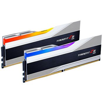 G.Skill Trident Z5 RGB, DDR5-7200, CL34, XMP 3.0 - 32 GB Dual-Kit, silver F5-7200J3445G16GX2-TZ5RS