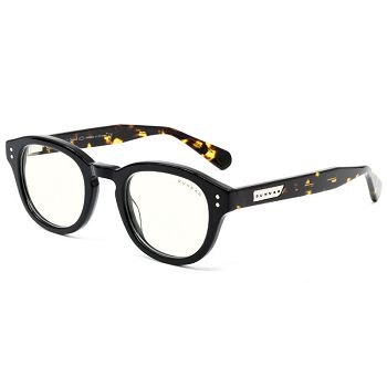 GUNNAR Optiks Emery computer glasses - clear glass, black/tortoiseshell EME-08909