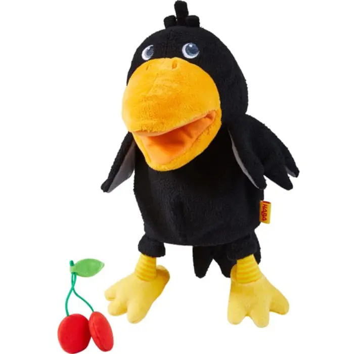 HABA hand puppet raven Theo, play figure (30 cm)