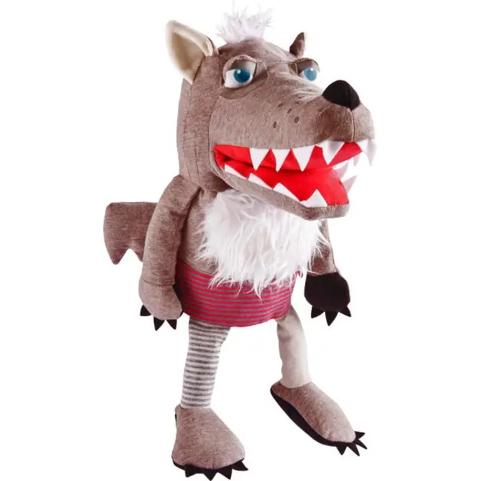 HABA hand puppet Wolf Grisbert, play figure (37 cm)