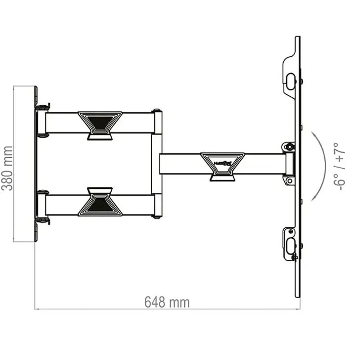 hagor-brackit-xxl-hd-ii-wall-mount-black-56813-8422-w.webp