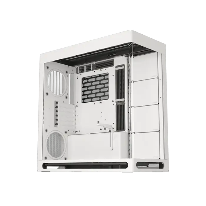 HAVN HS 420 VGPU PC-Gehäuse, Midi-Tower, E-ATX, Tempered Glass, PCIe 5.0 Riser Kabel - weiß-HVN-CA-HS420-07