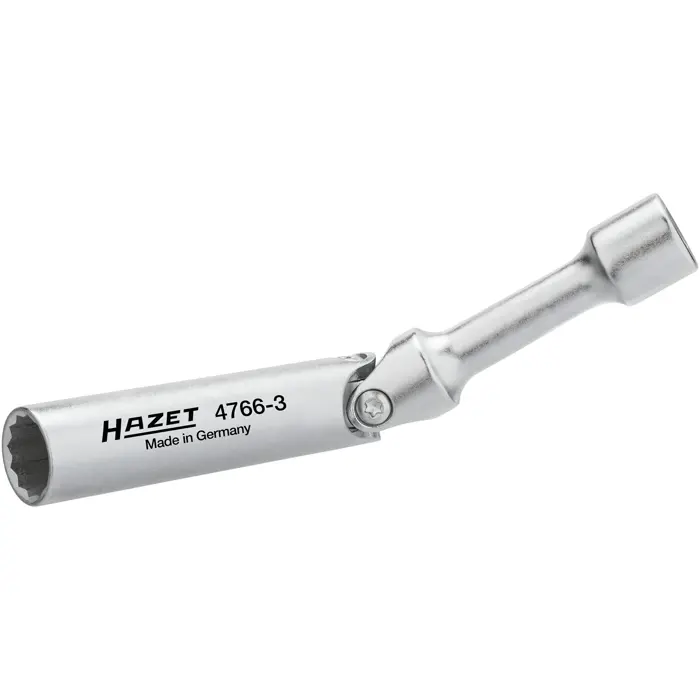 Hazet spark plug wrench 4766-3, 14mm, socket wrench (3/8, with crown spring)