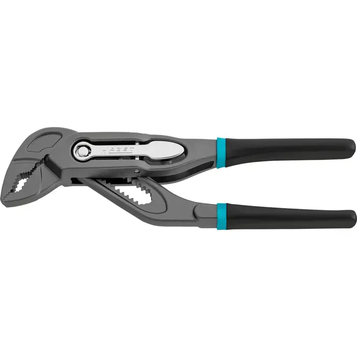 Hazet universal / water pump pliers 760-12, pipe / water pump pliers (black/blue, 125mm, quick adjustment tip/step)