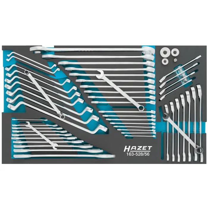 Hazet Wrench set 163-528/56, size 4/3+ (56 pieces)