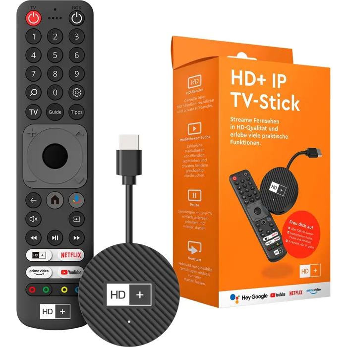 HD+ HD+ IP TV Stick (black, 32 GB)