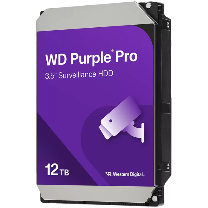 HDD AV WD Purple Pro (3.5, 12TB, 512MB, 7200 RPM, SATA 6 Gb/s)