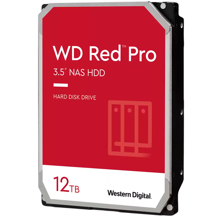 HDD Desktop WD Red Pro (3.5, 12TB, 512MB, 7200 RPM, SATA 6 Gb/s)