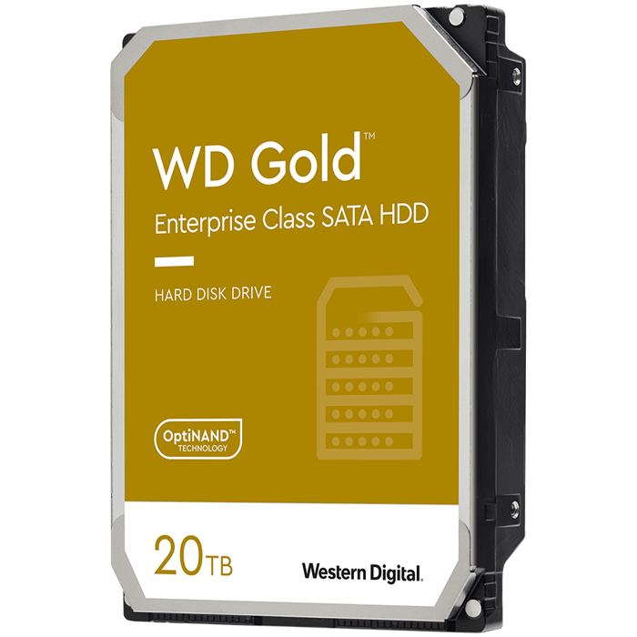 HDD Server WD Gold 20TB CMR 512e, 3.5, 512MB, 7200 RPM, SATA