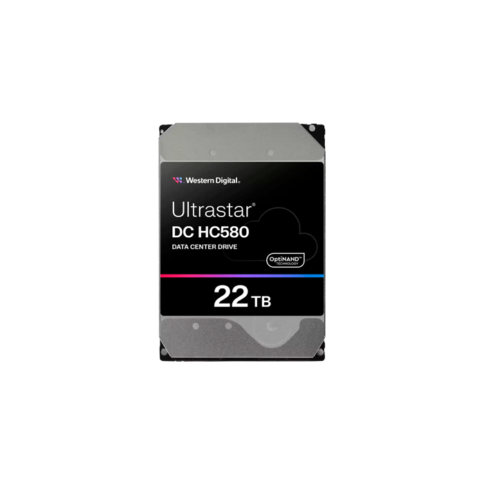 HDD Server WD/HGST Ultrastar 22TB DC HC580, 3.5", 512MB, 7200RPM, SATA, 512E SE NP3, SKU: 0F62785