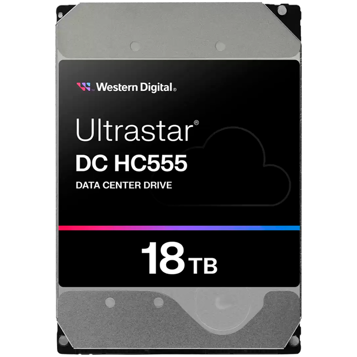 HDD Server WD/HGST ULTRASTAR DC HC555 (3.5’’, 18TB, 512MB, 7200RPM, SAS 12Gb/s, 512E SE P3) SKU: 0B47747