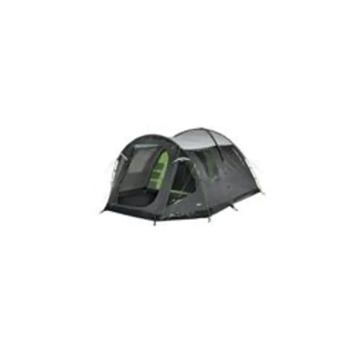 High Peak family dome tent Santiago 5.0 (grey/green, with stem, model 2022)