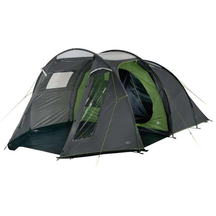 High Peak family tunnel tent Ancona 4.0 (dark grey/green, model 2022)