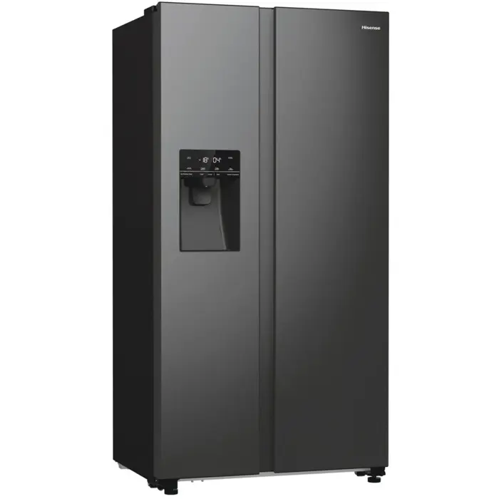 Hisense RS5P535NTFE Side by Side Refrigerator Dark Stainless Steel