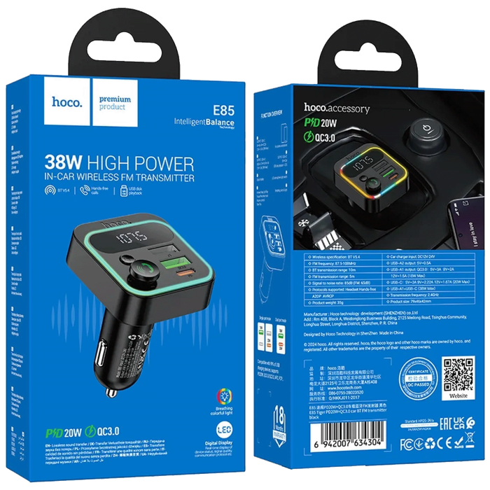 hoco-fm-modulator-bluetooth-1224v-2-x-usb-pd-qc30-20w-e85-ti-14025-dez-59457.webp