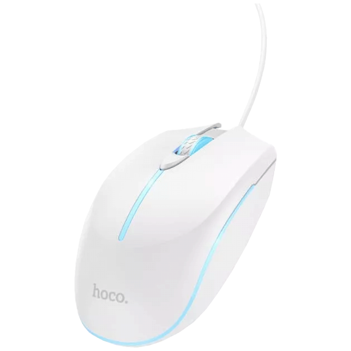 hoco. Miš optički, gaming, 2400 dpi, USB - GM37 Wonderful White