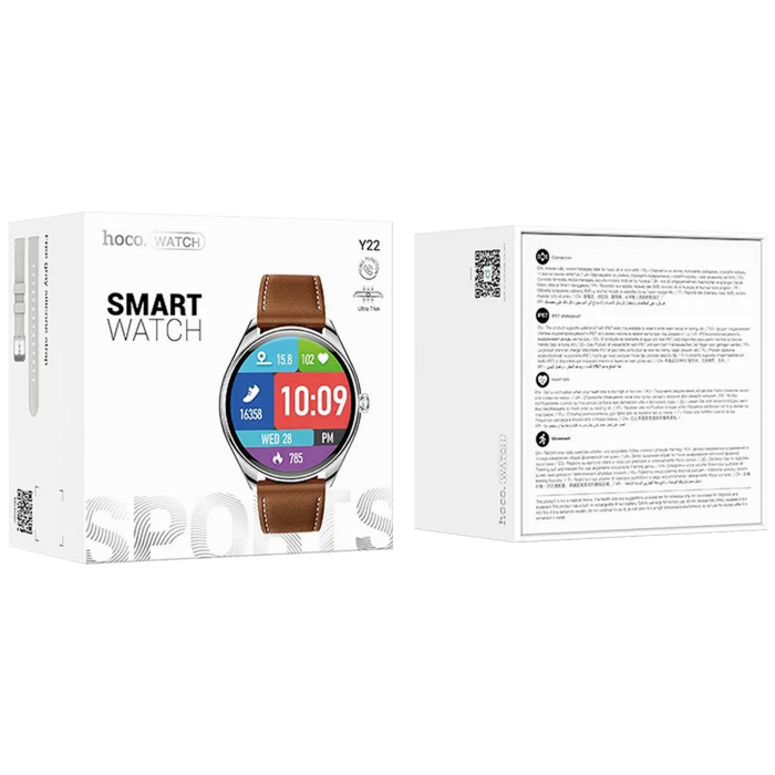 hoco-pametni-sat-143-amoled-bluetooth-ip67-y22-silver-64-dez-67467.webp