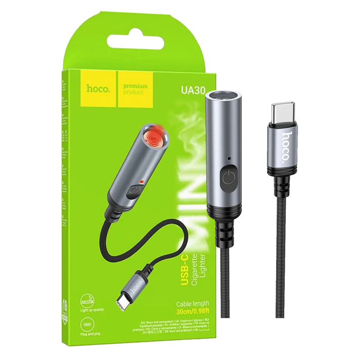 hoco-upaljac-sa-usb-type-c-kabelom-ua30-type-c-66710-dez-48574.webp