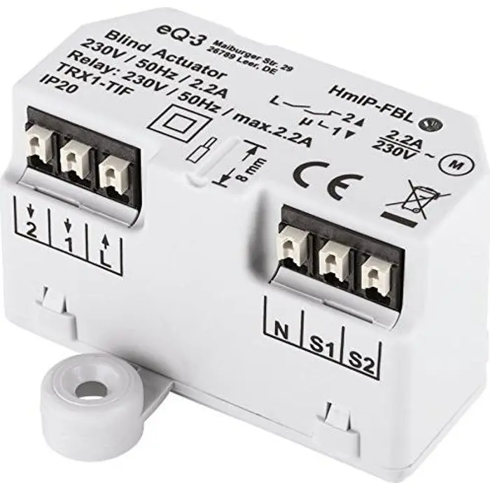 Homematic IP blind actuator flush-mounted - HmIP-FBL