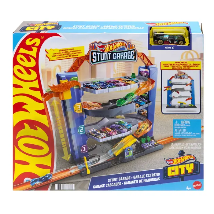 Hot Wheels City Stunt Garage, GNL70 MATTEL