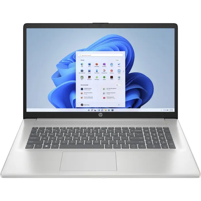 HP 17-CN4033CL Core 5 120U 17.3"FHD 16GB SSD512 BT BLKB Win11 Natural Silver (REPACK) 2Y